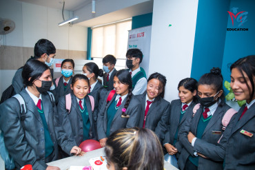 एम जी एजुकेसन फेयरमा बागमती कलेजका विद्यार्थीको भिजिट